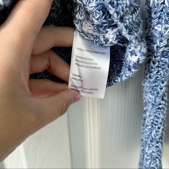 Tribal Chunky Knit Crew Neck Multicolour Sweater Size Small - Picture 9 of 9